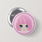 Girly Girl Marianne Mode Button (Voorkant /achterkant)
