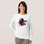 Girly Girl Pink Diamond Women Tshirt (Voorkant volledig)