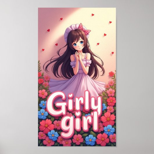 Girly Girl Poster (Voorkant)