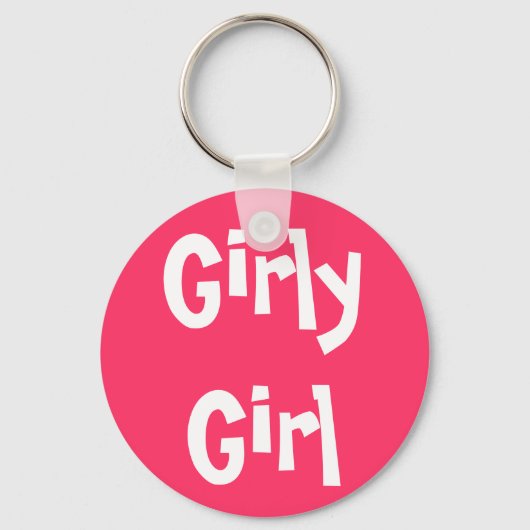 Girly Girl Sleutelhanger (Voorkant)