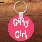 Girly Girl Sleutelhanger (Voorkant)