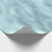 Girly Glam Aqua Blue Cadeaupapier (Hoek)