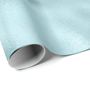 Girly Glam Aqua Blue Cadeaupapier