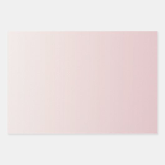 Girly Glam Blush Pink Zebra Print Inpakpapier Vel (Voorkant 3)