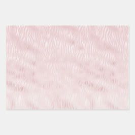 Girly Glam Blush Pink Zebra Print Inpakpapier Vel