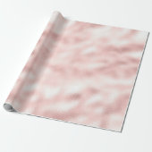 Girly Glam Blush Roze Cadeaupapier (Uitgerold)