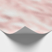 Girly Glam Blush Roze Cadeaupapier (Hoek)