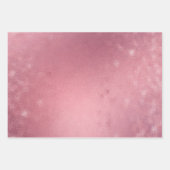Girly Glam Blush Roze Verjaardag Inpakpapier Vel (Voorkant 3)