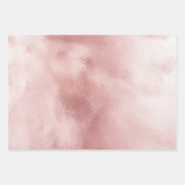 Girly Glam Blush Roze Verjaardag Inpakpapier Vel