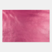 Girly Glam Chic Roze Bruidsmeisje Feest Inpakpapier Vel (Voorkant)