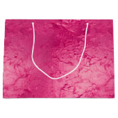 Girly Glam Chic Roze Verjaardag Groot Cadeauzakje (Voorkant)