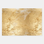 Girly Glam Chic Roze Verjaardag Inpakpapier Vel (Voorkant 2)