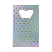 Girly Glam Creditkaart Flessenopener (Achterkant)