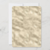 Girly Glam Gold Glitter Sparkle Confetti Kaart (Achterkant)
