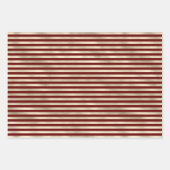 Girly Glam Gold Glitz Stripes Inpakpapier Vel (Voorkant 3)