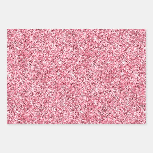 Girly Glam Goud Roze Leopard Inpakpapier Vel (Voorkant 3)