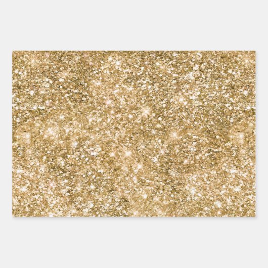 Girly Glam Goud Roze Leopard Inpakpapier Vel (Voorkant 2)