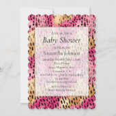 Girly Glam Goud Roze Leopard Kaart (Voorkant)