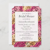 Girly Glam Goud Roze Leopard Kaart (Voorkant)