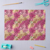 Girly Glam Goud Roze Leopard Tissuepapier (Craft)