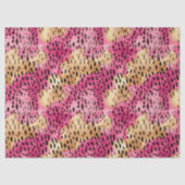 Girly Glam Goud Roze Leopard Tissuepapier (Voorkant)