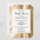 Girly Glam Gouden Glitter Kaart (Voorkant)