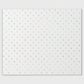 Girly Glam Gouden Stippen Cadeaupapier (Vlak)