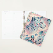 Girly Glam Luipaardprint Kantoor School Planner (Display)