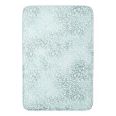 Girly Glam Mint Leopard Print Badmat (Voorkant Verticaal)