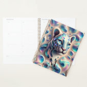 Girly Glam Opale Luipaardprint Kantoor School Planner (Display)