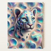 Girly Glam Opale Luipaardprint Kantoor School Planner (Achterkant)