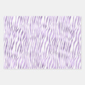 Girly Glam Paarse Animal Print Inpakpapier Vel (Voorkant 2)