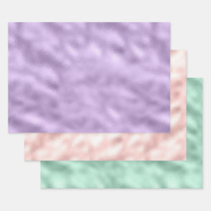 Girly Glam Paarse Inpakpapier Vel