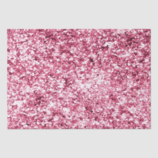 Girly Glam Pink Glitter Tissuepapier (Voorkant)