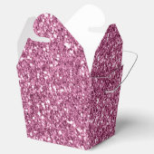 Girly Glam Pink Glitzy Glitter Bedankdoosjes (Geopend)