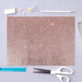 Girly Glam Pink Rose Gold Foil en Glitter Mesh Tissuepapier (Craft)