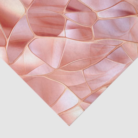 Girly Glam Pink Rose Gold Tissuepapier (Detail)