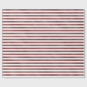 Girly Glam rode strepen Cadeaupapier (Vlak)