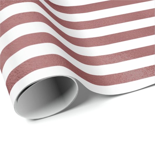 Girly Glam rode strepen Cadeaupapier (Rol Hoek)