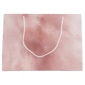 Girly Glam Roze Bruiloftsfeestje Groot Cadeauzakje (Voorkant)