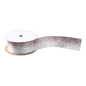 Girly Glamoureuze Faux Roos Gold Glitter White Omb Satijnen Lint (Spoel)