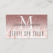 Girly Glamoureuze Pinkish Glittering Hair SPA Salo Visitekaartje (Voorkant)