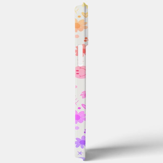 Girly glimlacht Kleurrijke Patroon Naam Inspirivit Case-Mate iPhone Case (Achterkant / Rechts)