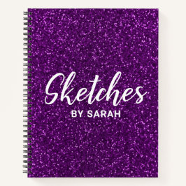 Girly Glitter Artist Sketchbook Notitieboek Notiti