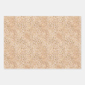 Girly Glitter Gold Peach-kleurenprinter Inpakpapier Vel (Voorkant 3)