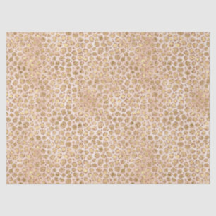 Girly Glitter Gold Peach-kleurenprinter Tissuepapier
