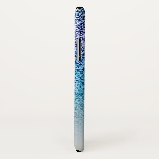 Girly glitter regenboog monogram Case-Mate iPhone case (Achterkant / rechts)