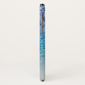 Girly glitter regenboog monogram Case-Mate iPhone case (Achterkant/links)