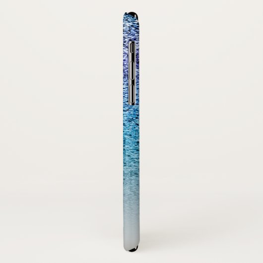 Girly glitter regenboog monogram Case-Mate iPhone case (Achterkant/links)