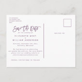 Girly glitter roze chic elegant roos goudbruiloft aankondigingskaart (Achterkant)